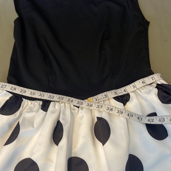 DRESS V  Cute Polka Dot White/black color, size XL” Womens DRESS - Picture 13 of 14